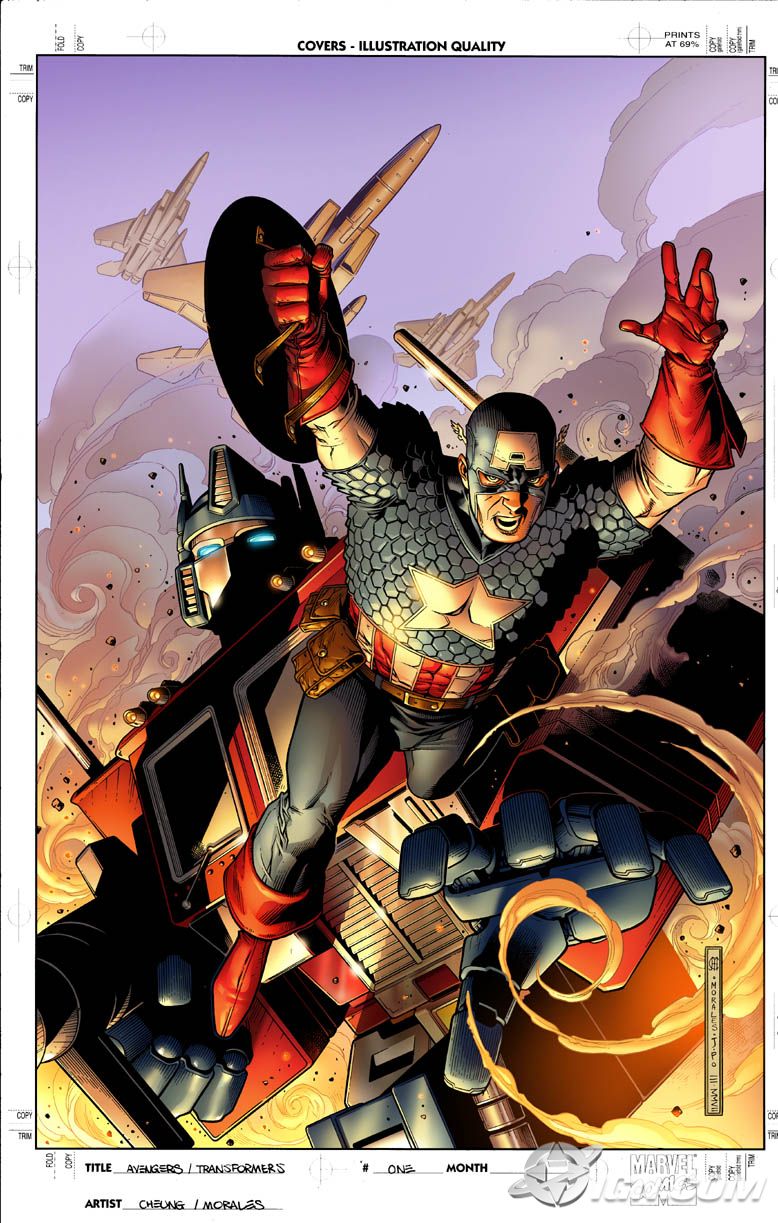 New Avengers/Transformers: Man and Machine