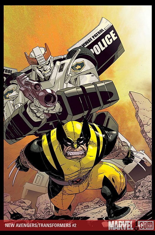 New Avengers/Transformers: Man and Machine