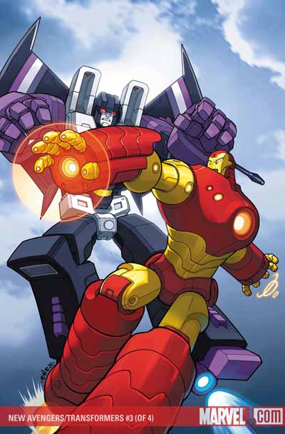 New Avengers/Transformers: Man and Machine