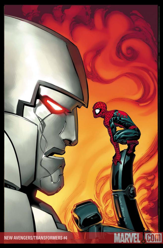 New Avengers/Transformers: Man and Machine #4