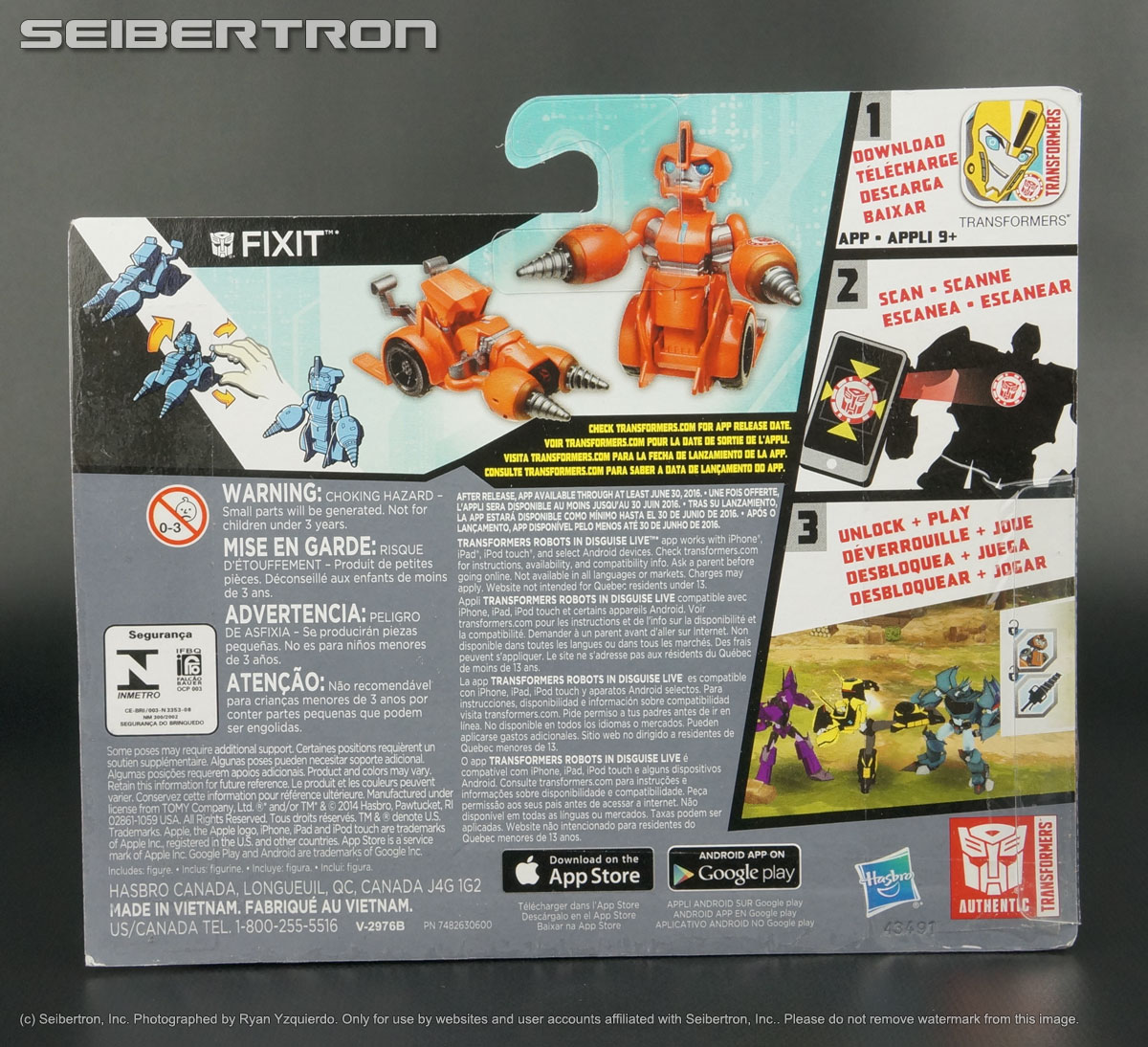 Transformers, Masters of the Universe, Teenage Mutant Ninja Turtles, Comic Books, and more! listings from Seibertron.com: 1-Step FIXIT Transformers Robots In Disguise 2015 Hasbro One New