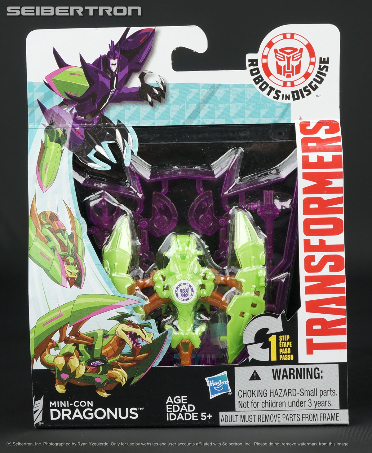 Transformers, Shopkins, Masters of the Universe, Teenage Mutant Ninja Turtles, Comic Books, and other listings from Seibertron.com: Mini-Con DRAGONUS Transformers Robots In Disguise RID Decepticon Hasbro 2015 New