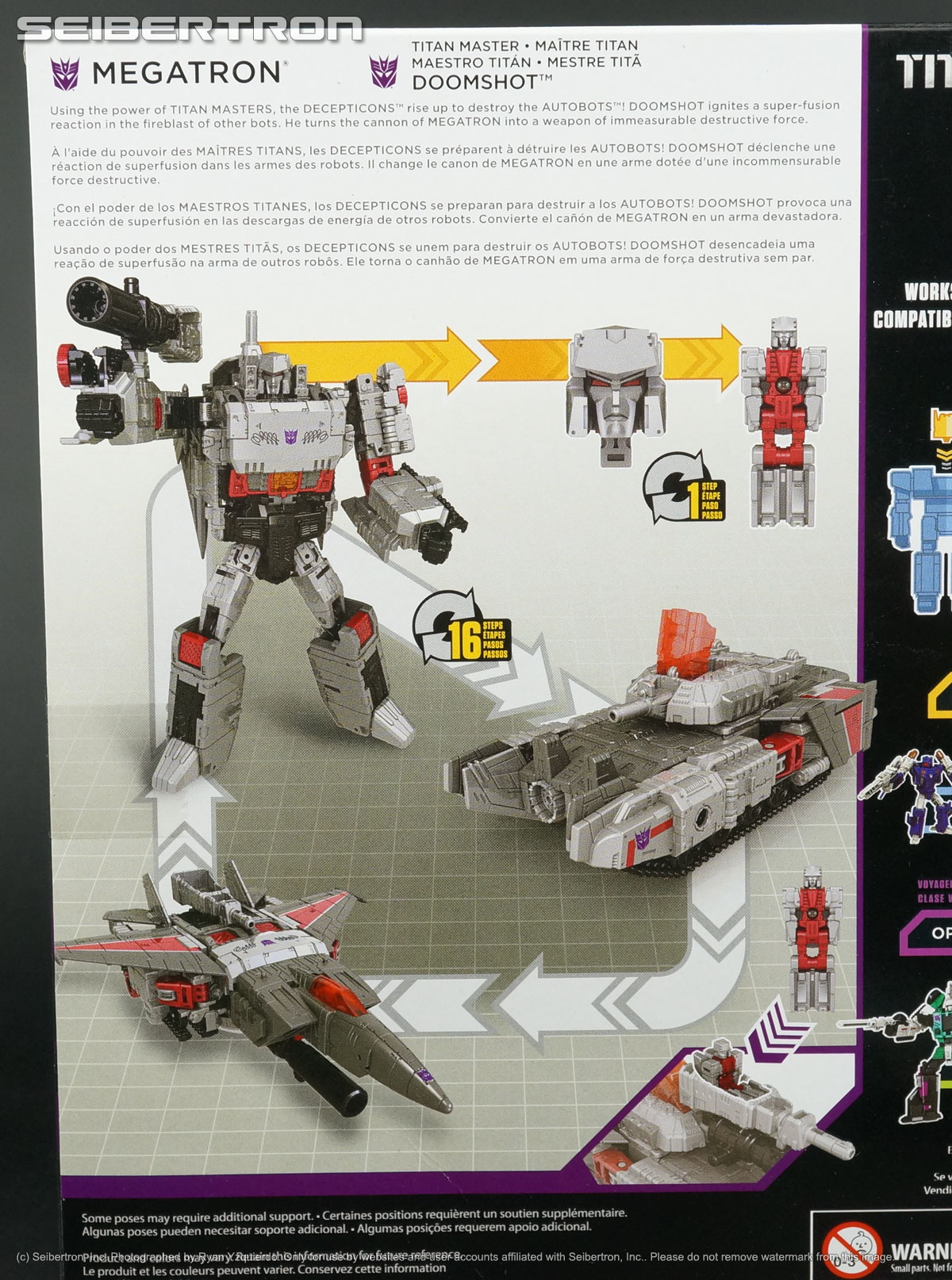Transformers, Gobots, Masters of the Universe, Teenage Mutant Ninja Turtles, Shopkins, Comic Books, and other items items listings from Seibertron.com: Voyager Class MEGATRON Transformers Titans Return Generations New 2017