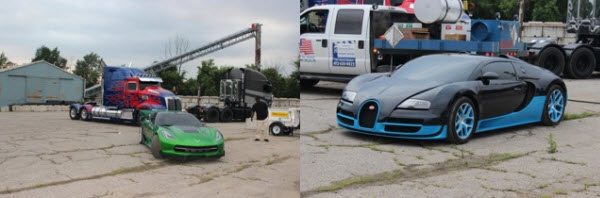 Transformers News: New Transformers 4 Vehicles Images Filming on Location in Adrian, Michigan Re: Transformers 4 Vehicles Revealed.