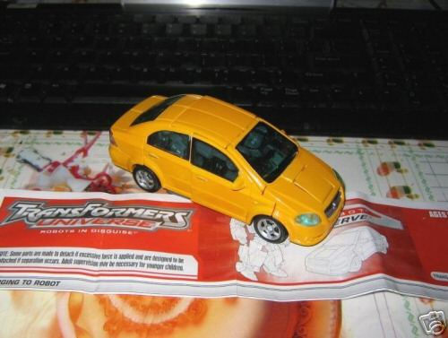 Transformers News: Yellow Aveo Transformer Images