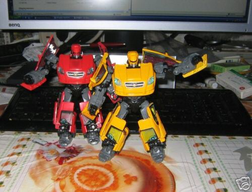 Transformers News: Yellow Aveo Transformer Images