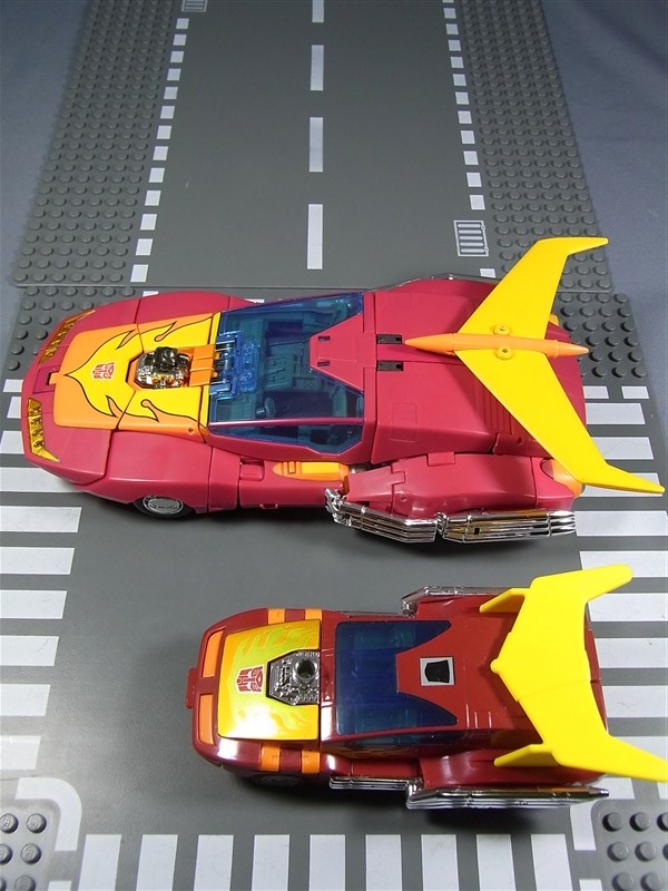 Transformers News: Toy Images of Masterpiece MP-09 Rodimus Convoy - Hot Rod Mode Image
