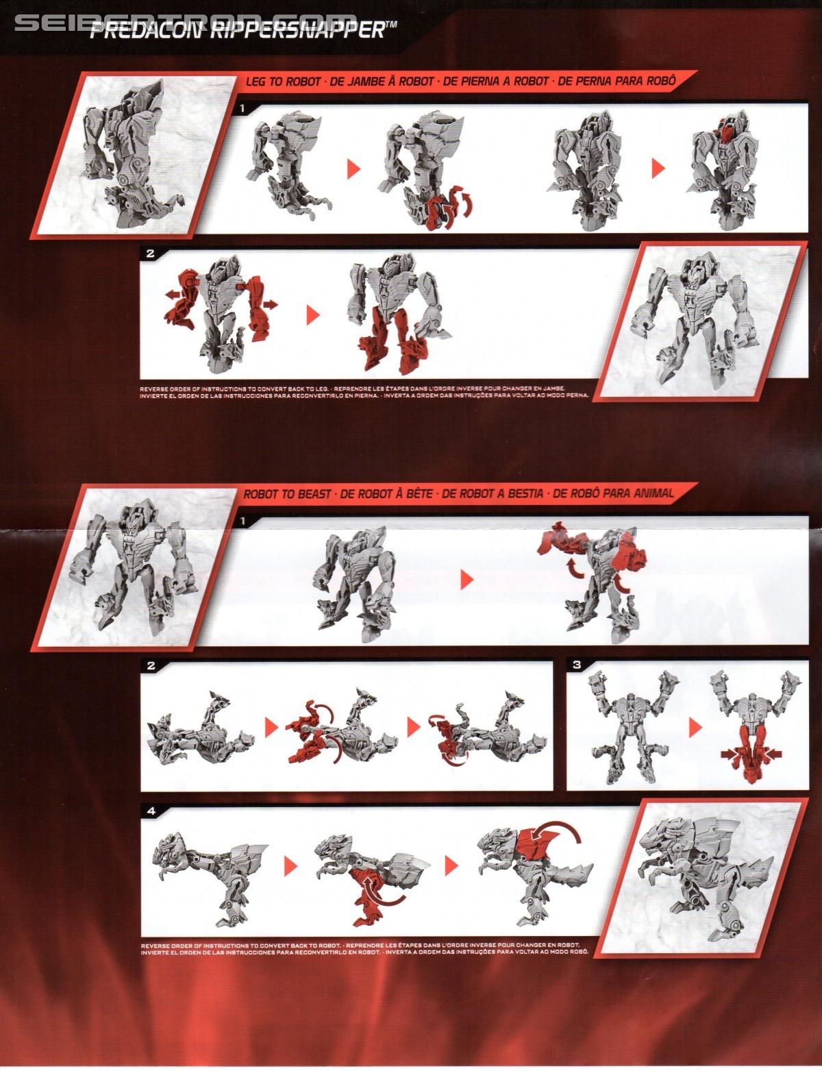 Transformers News: Beast Hunters Abominus Instruction Scans Now Available Beast Hunters Abominus Instruction Scans Now Available