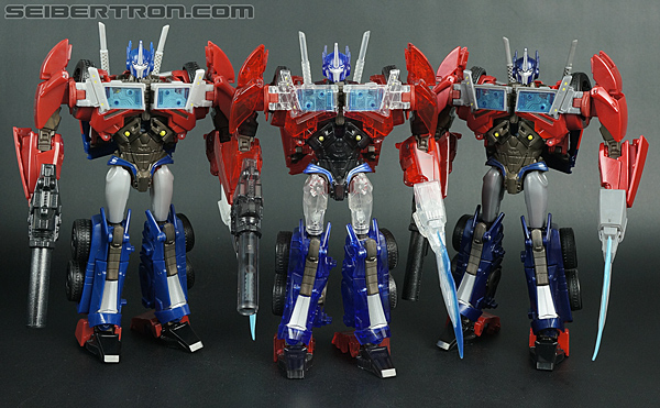 Transformers News: New Galleries: 2012 Tokyo Toy Show United Black Optimus Prime and TFP First Edition Clear Optimus Image