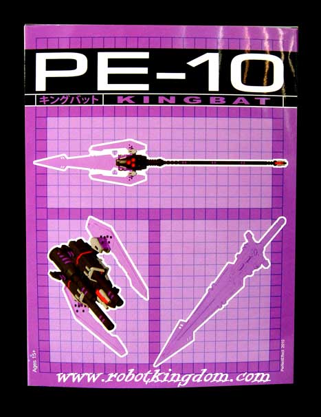 Transformers News: In-Package Images of PerfectEffect Ninja and Kingbat - Reflector In the Making! Image
