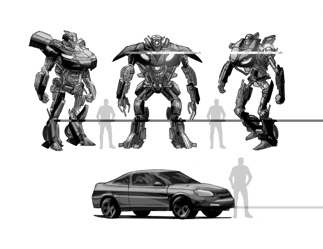 Never before seen Transformers 07 game concepts!