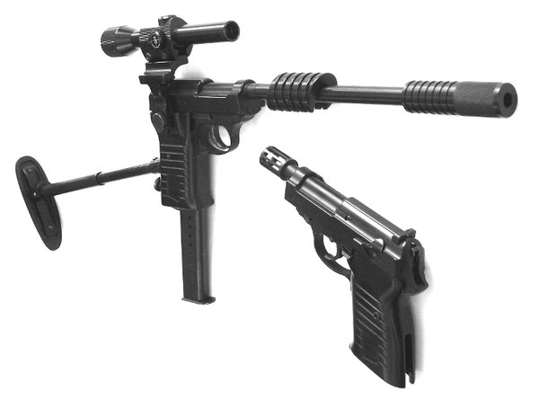 Airsoft U.N.C.L.E. guns.JPG