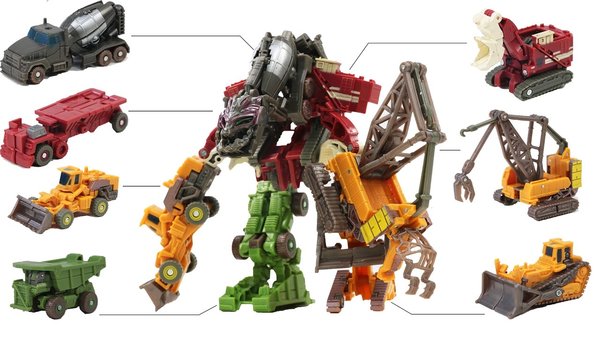 Transformers Movie 2 ROTF Constructicon Devastator 7 Robots Combine Vehicle Transformation Car Toys.jpg
