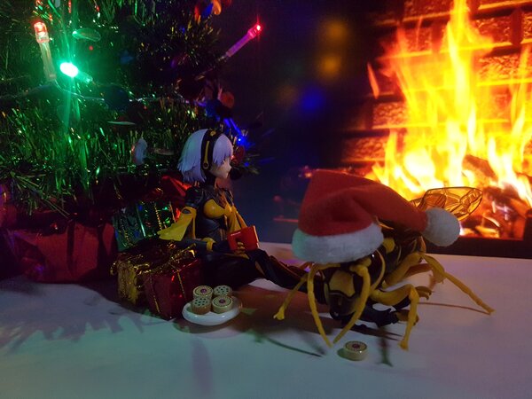 Wasp Girl Hornet Christmas 1.jpg