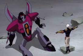 human prowl t posing over starscream.jpeg