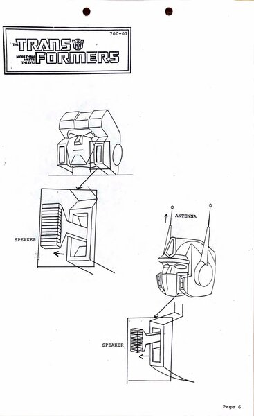 Blaster Blues storyboards and over 150 G1 model sheets online