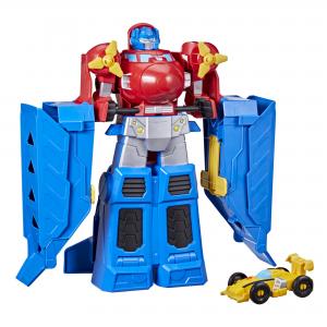 Optimus Prime Jumbo Jet Wing Racer Playset