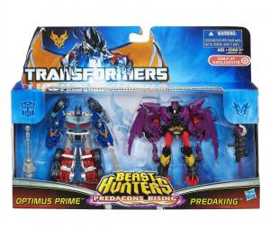 Optimus Prime vs Predaking (Predacons Rising)