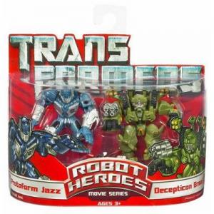 Protoform Jazz and Decepticon Brawl