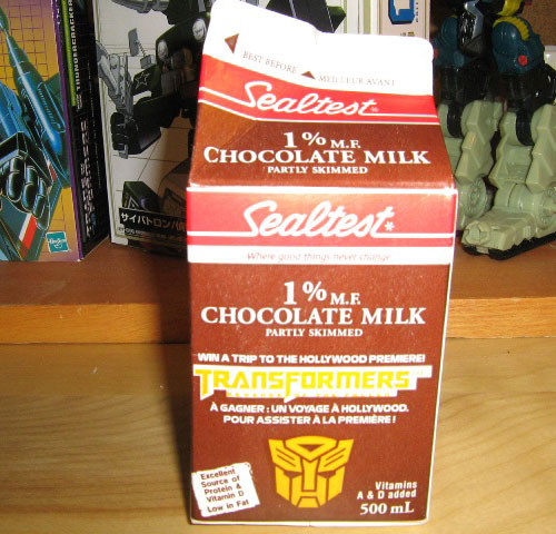 Transformers News: Canadian Milk TF ROTF Hollywood Premiere Trip Contest! Canadian Milk TF ROTF Hollywood Premiere Trip Contest!