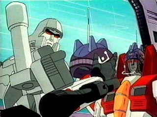 Starscream & Megatron with helmets