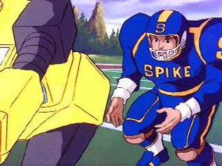 Spike & Bumblebee playing football