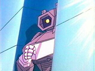 Shockwave looks around a corner