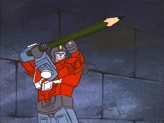 Perceptor wields a pencil