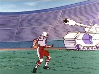 Football player versus Blitzwing