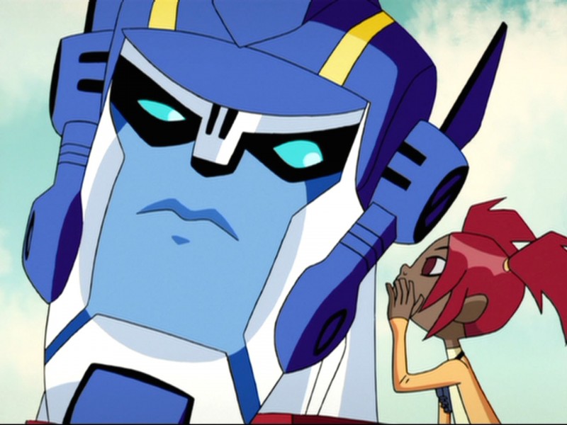 Sari tells Optimus a secret