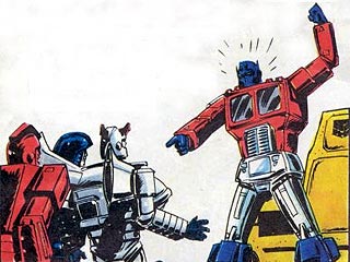 Optimus having a bad day!