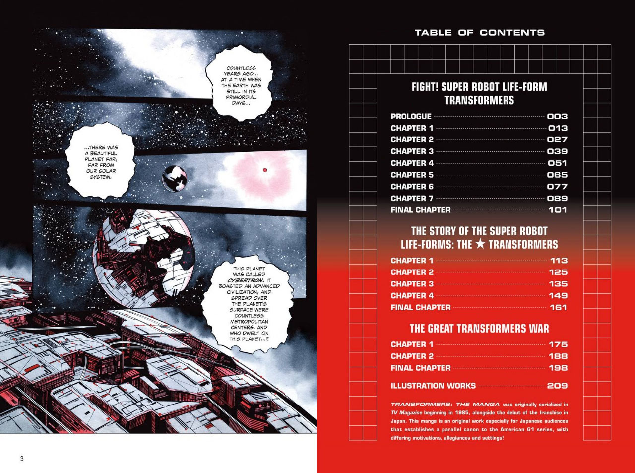 Transformers News: Free preview and additional images of Transformers: The Manga Volume 1 from Viz Media