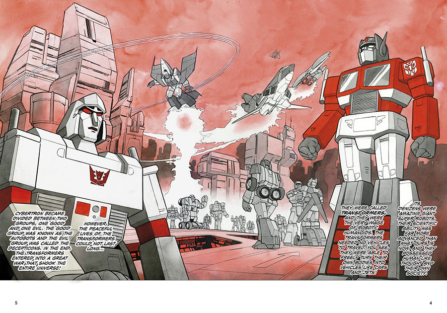 Transformers News: Free preview and additional images of Transformers: The Manga Volume 1 from Viz Media