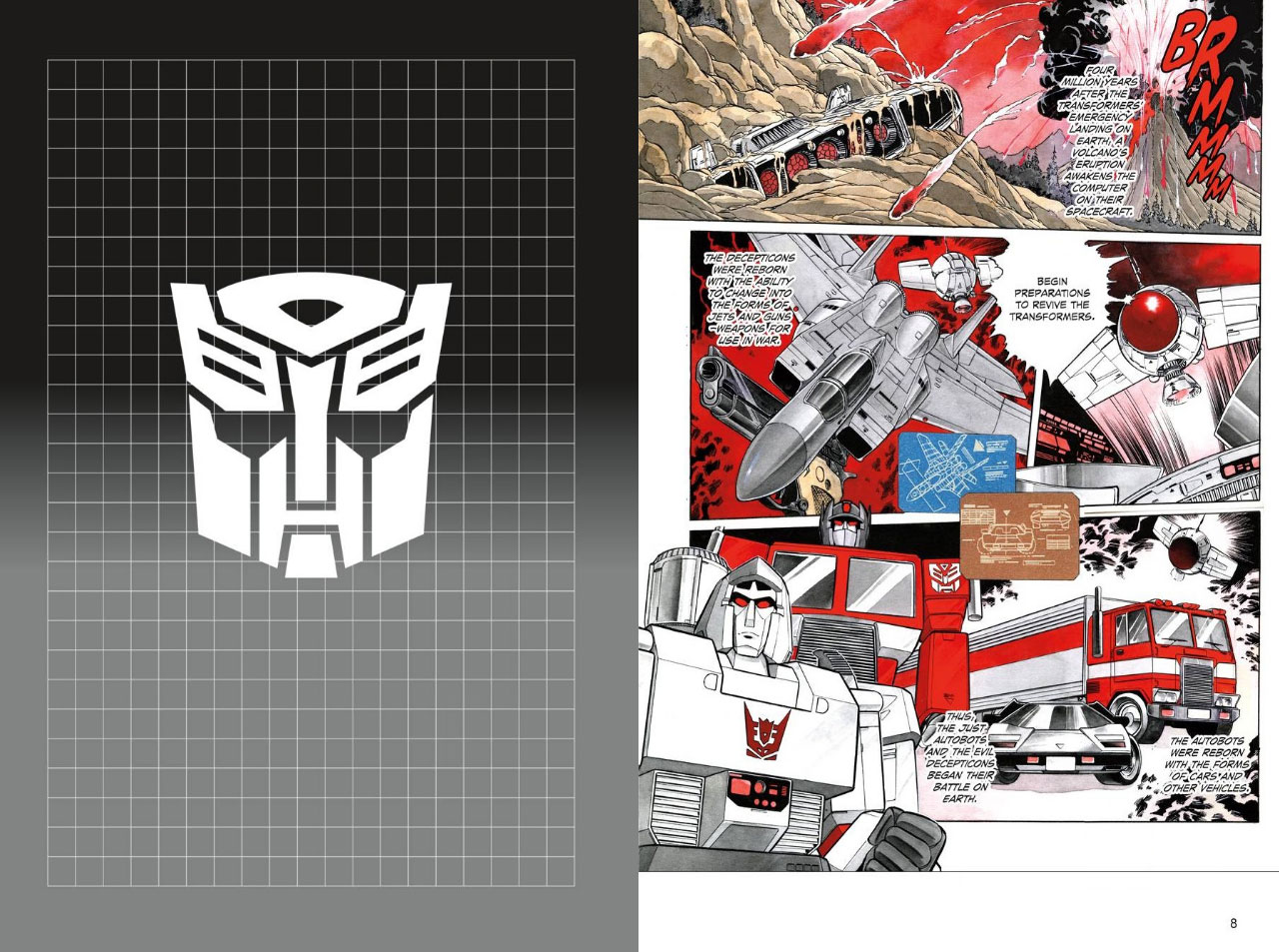 Transformers News: Free preview and additional images of Transformers: The Manga Volume 1 from Viz Media