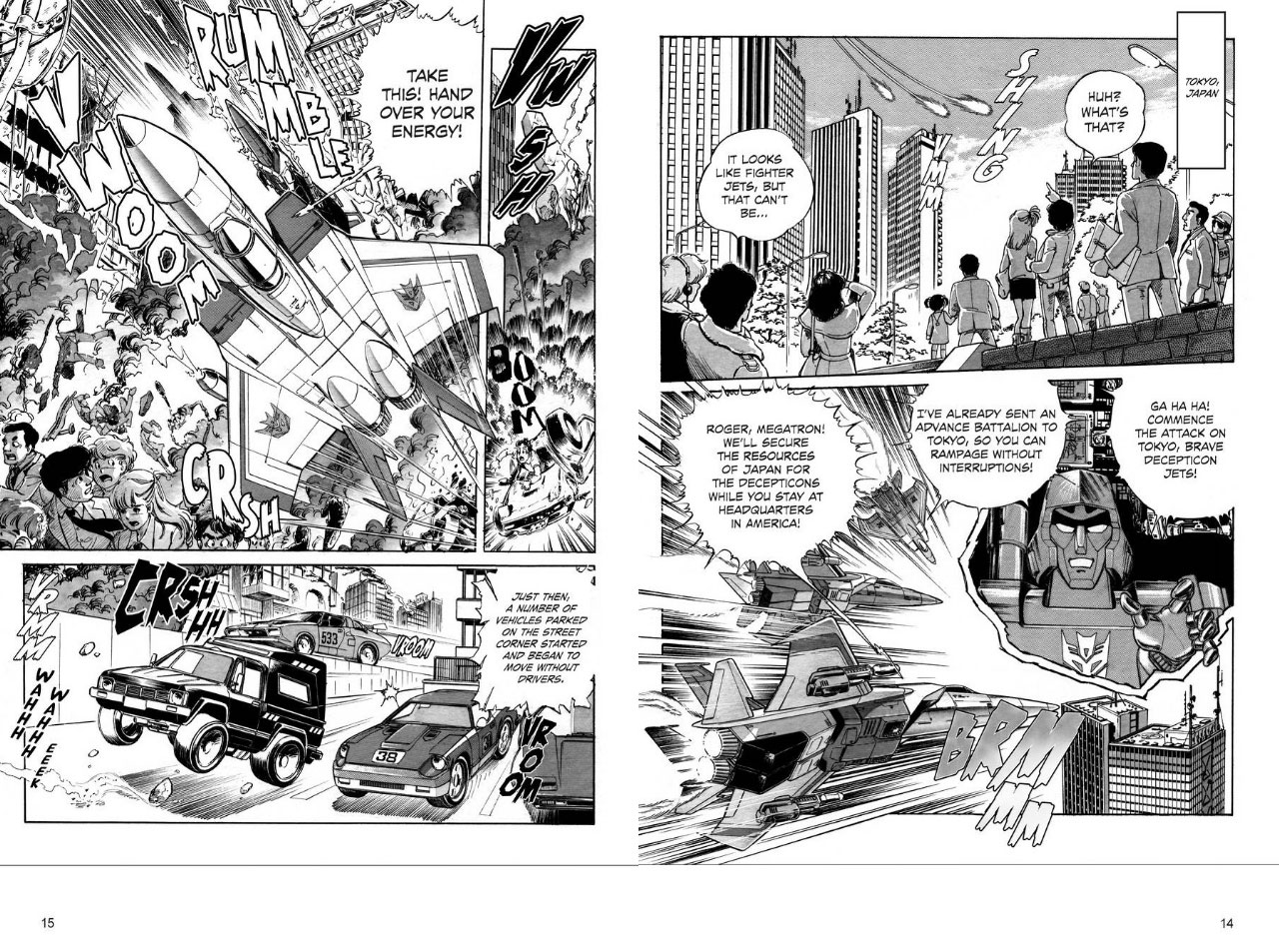 Transformers News: Free preview and additional images of Transformers: The Manga Volume 1 from Viz Media