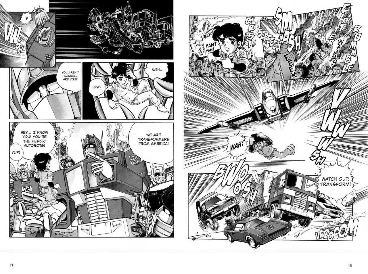 Transformers News: Free preview and additional images of Transformers: The Manga Volume 1 from Viz Media