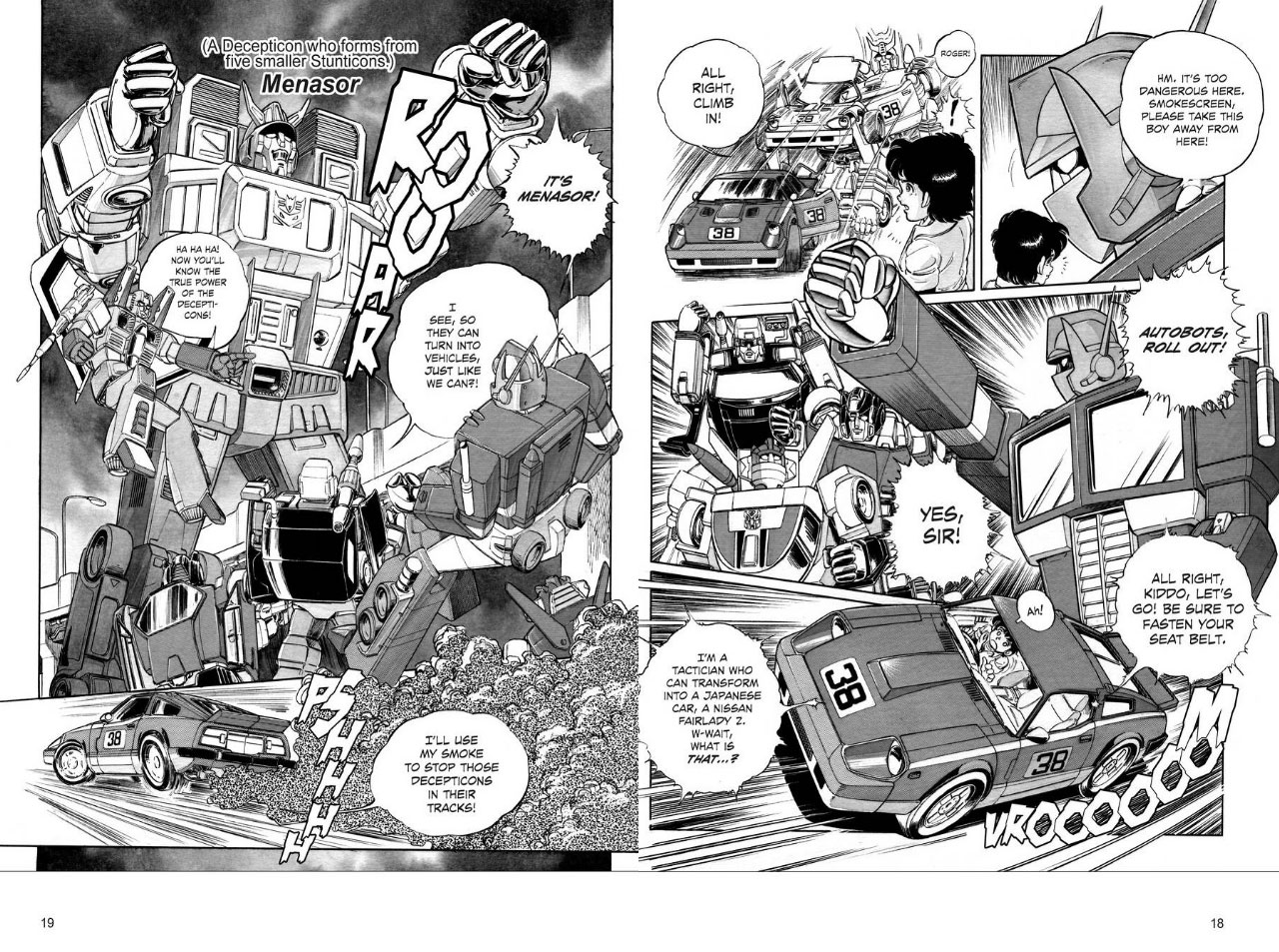 Transformers News: Free preview and additional images of Transformers: The Manga Volume 1 from Viz Media