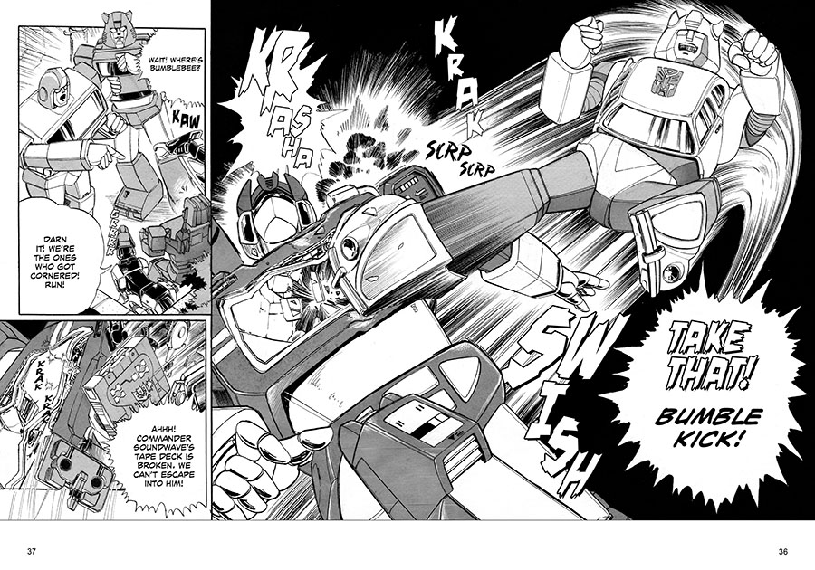 Transformers News: Free preview and additional images of Transformers: The Manga Volume 1 from Viz Media