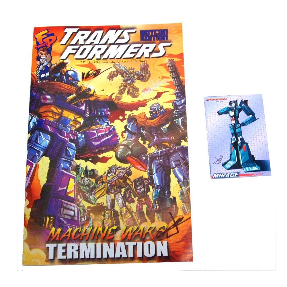 BotCon 2013 Machine Wars Signed Comic Available