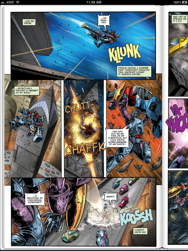 Transformers ReGeneration One #94 iTunes Sneak Peek
