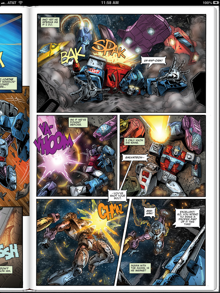 Transformers ReGeneration One #94 iTunes Sneak Peek