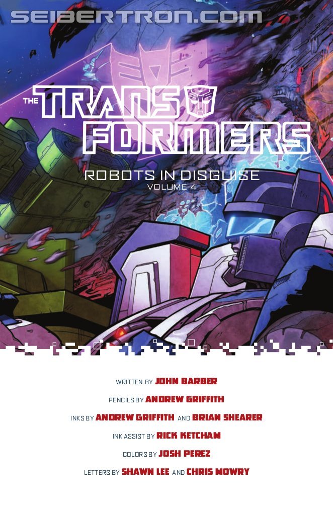 Transformers News: IDW Transformers Robots in Disguise vol. 4 TPB Preview
