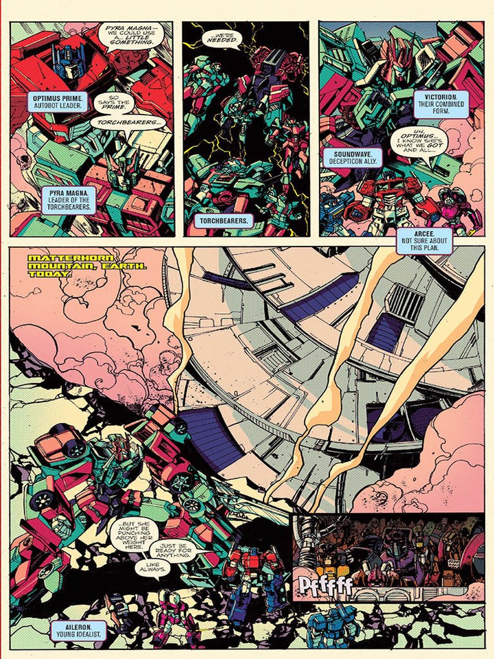 Transformers News: Sneak Peek - IDW Optimus Prime #2 iTunes Preview