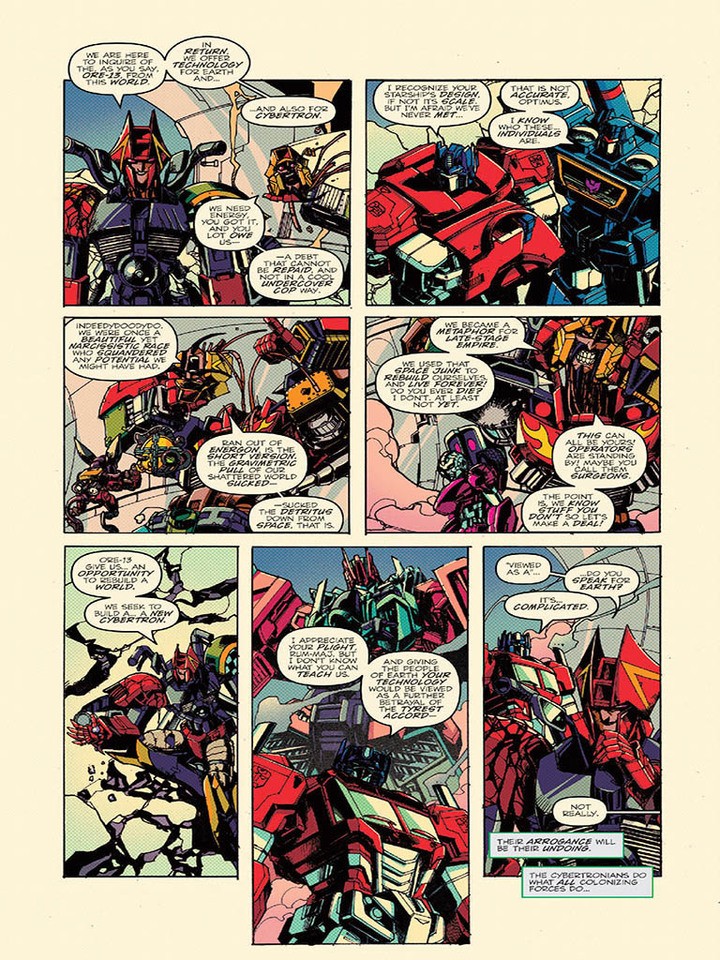 Transformers News: Sneak Peek - IDW Optimus Prime #2 iTunes Preview