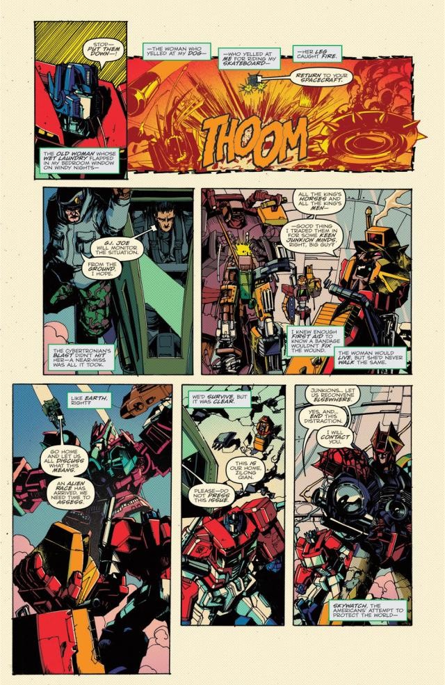 Transformers News: Full Preview of IDW Optimus Prime #2