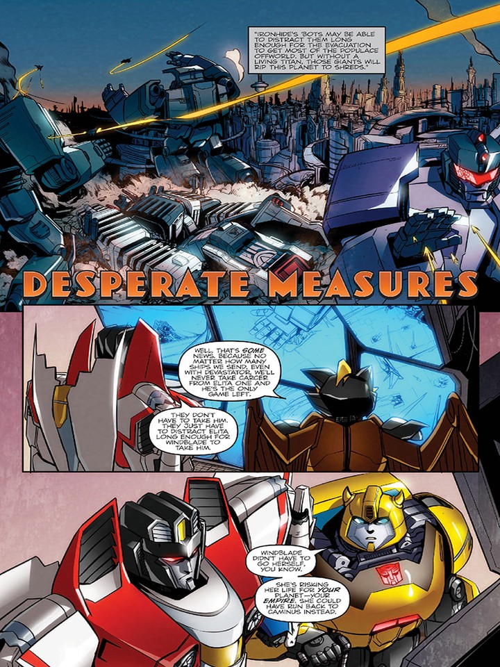 Transformers News: iTunes Preview of IDW Transformers: Till All Are One #7
