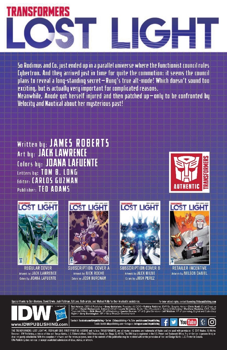 Transformers News: Full Preview of IDW Transformers: Lost Light #3