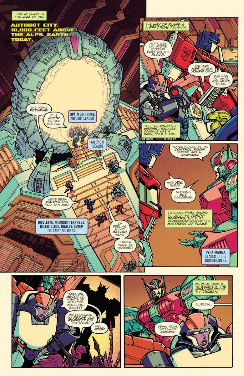 Transformers News: Full Preview of IDW Optimus Prime #4