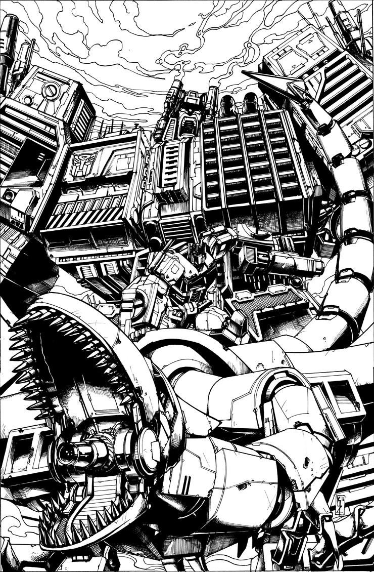Transformers News: Variant Cover for IDW Optimus Prime #6 by Kei Zama and Josh Burcham