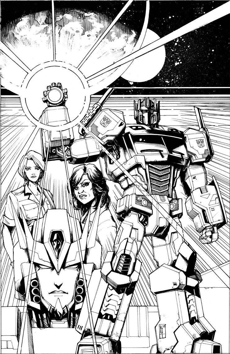 Transformers News: Variant Covers for IDW Optimus Prime #7 by Kei Zama/Josh Burcham, Andrew Griffith
